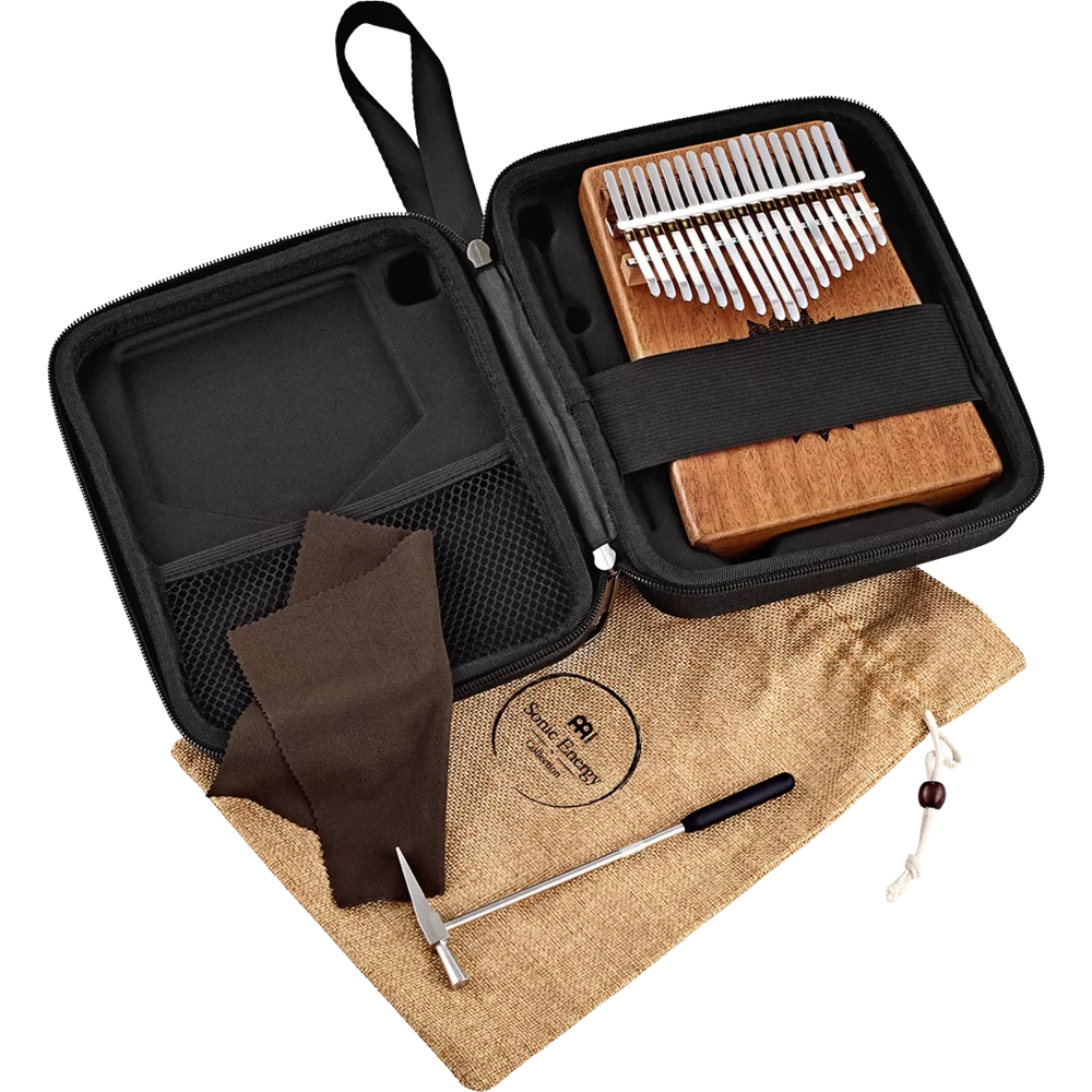 Meinl Sonic Energy 17-Note Sound Hole Kalimba In C Major - Matte Mahogany