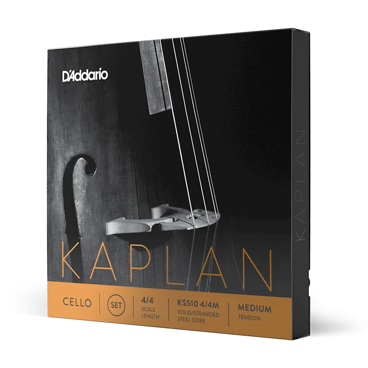 D'Addario KS5104/4 Scale, Medium Tension Kaplan Cello String Set