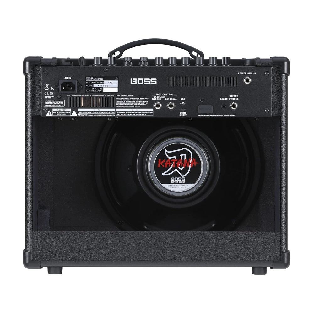 Amplificador de guitarra combo Boss Katana-50 Gen 3 de 50 W con 1 altavoz de 12"