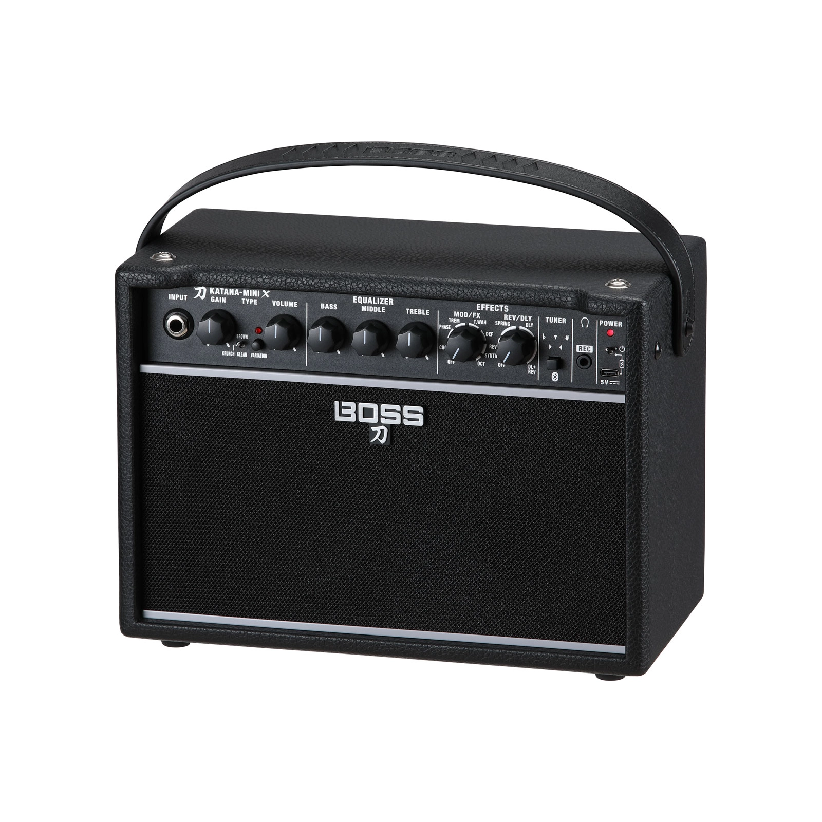 Boss guitar amplifier on a white background