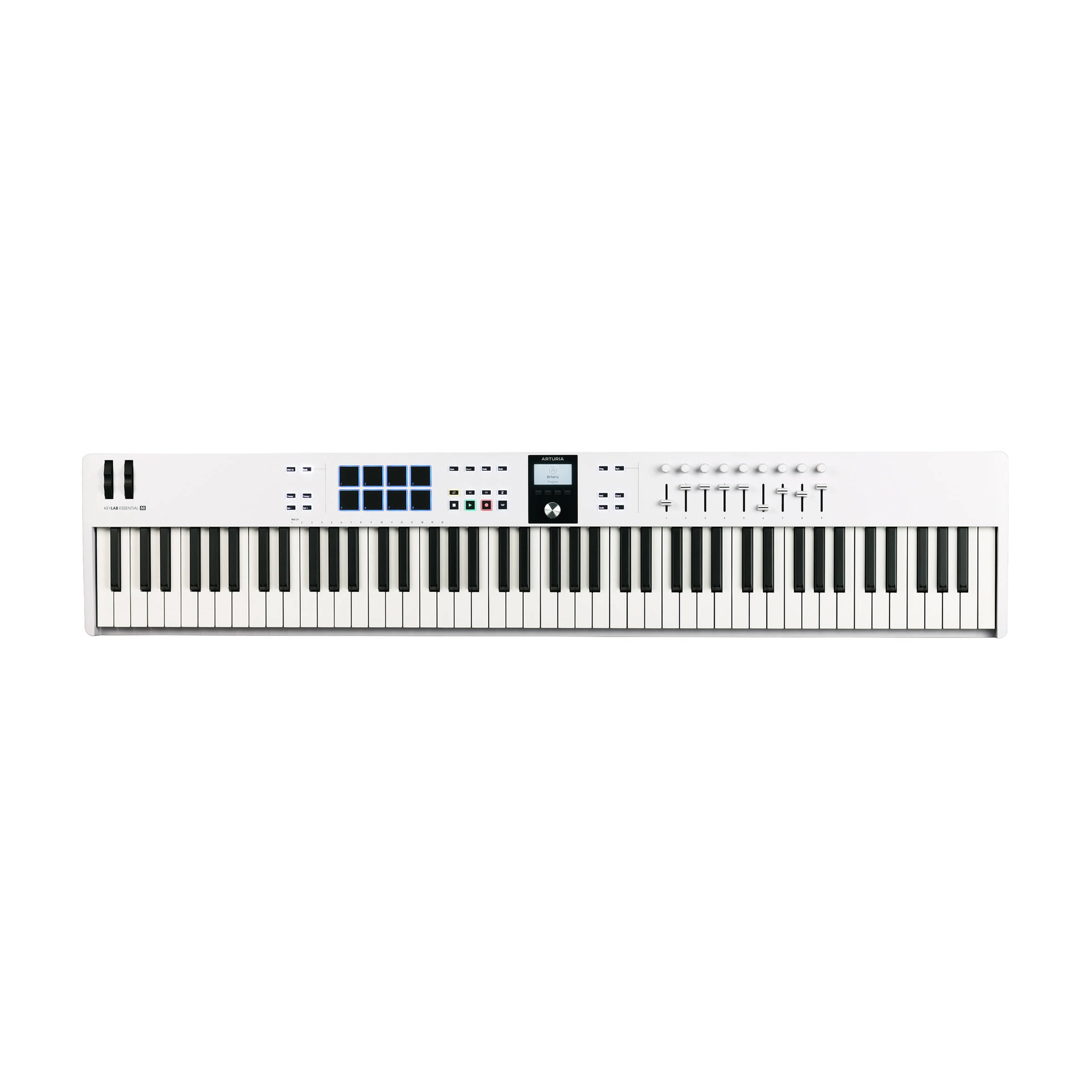 Controlador Midi Arturia Keylab Essential Mk3 de 88 teclas - Blanco