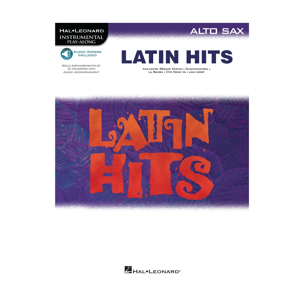 Latin Hits - Instrumental Play Along for Alto Sax