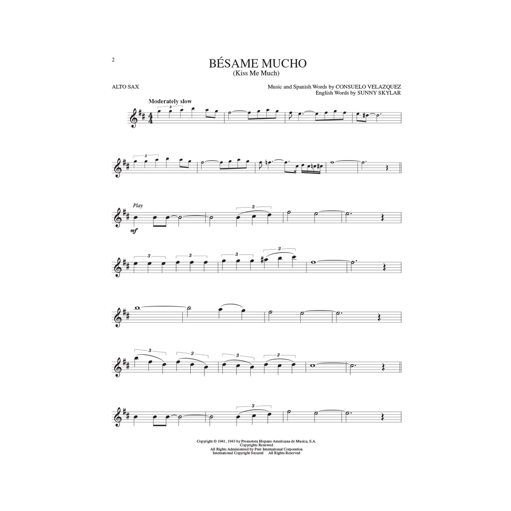 Latin Hits - Instrumental Play Along for Alto Sax