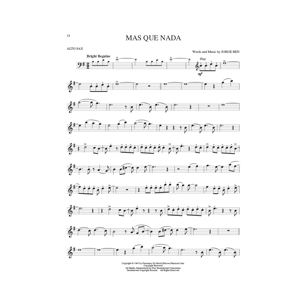 Latin Hits - Instrumental Play Along for Alto Sax