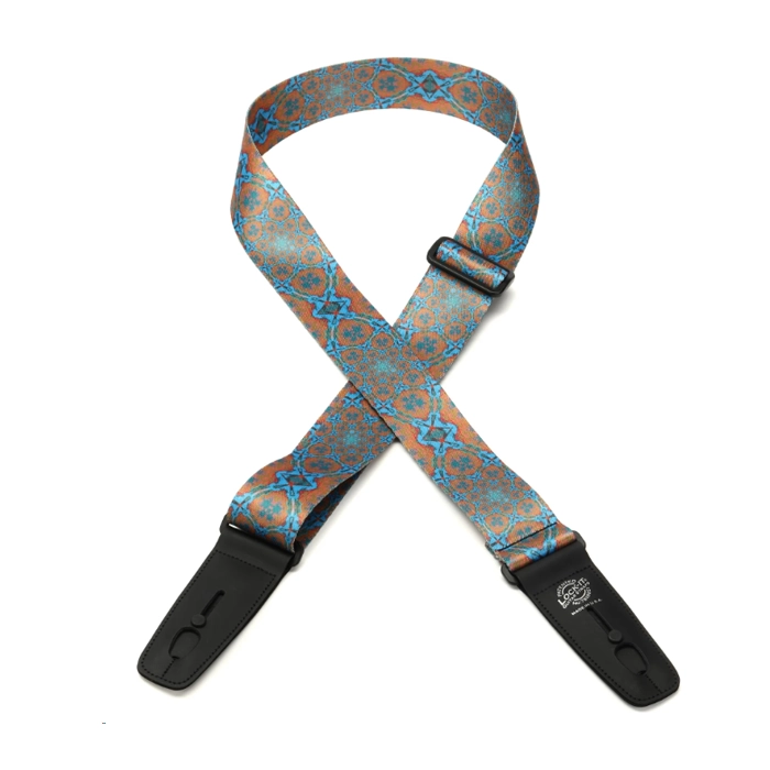 Lock-It Straps Psychedelic Guitar Strap W/ Locking Ends - Design #1