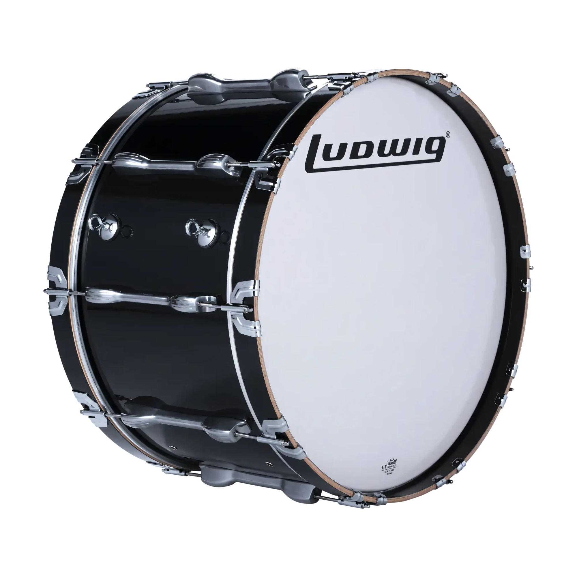 Ludwig Ultimate 2 Marching Bass Drum - 14 x 24 Pulgadas - Negro