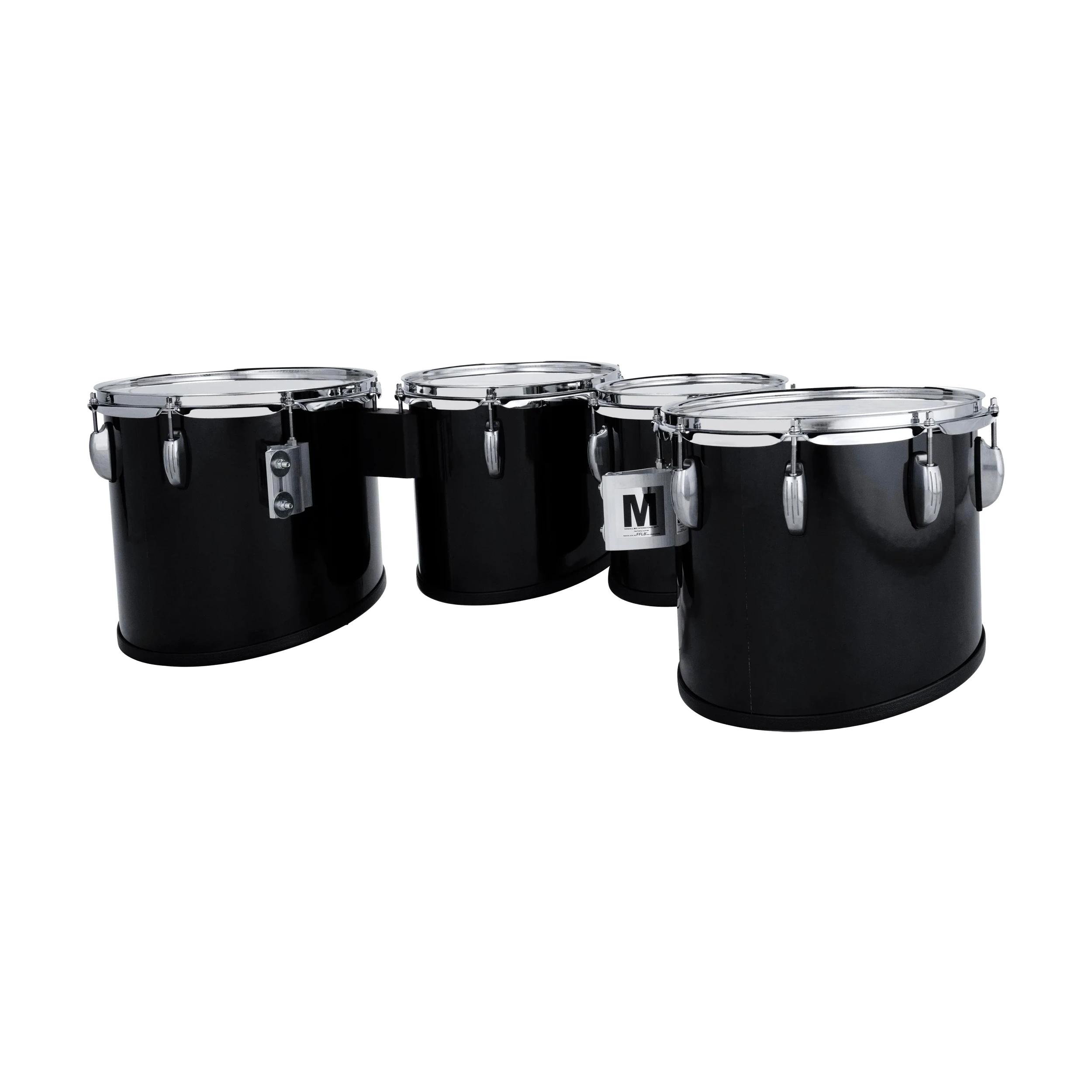 Ludwig Ultimate 2 Marching Tenors - Small Quad, Black