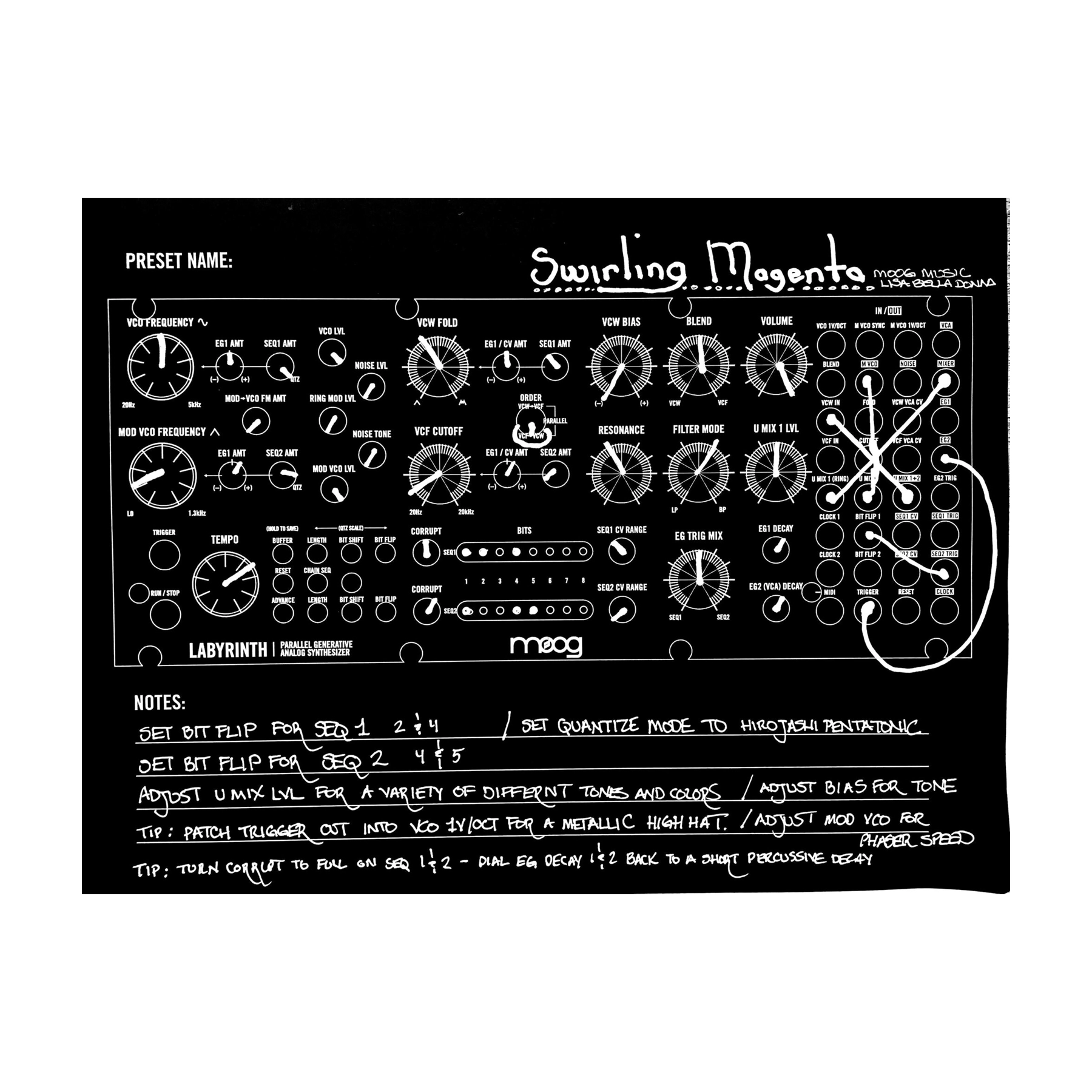 Moog Labyrinth Semi-modular Parallel Generative Analog Synthesizer - B-Stock