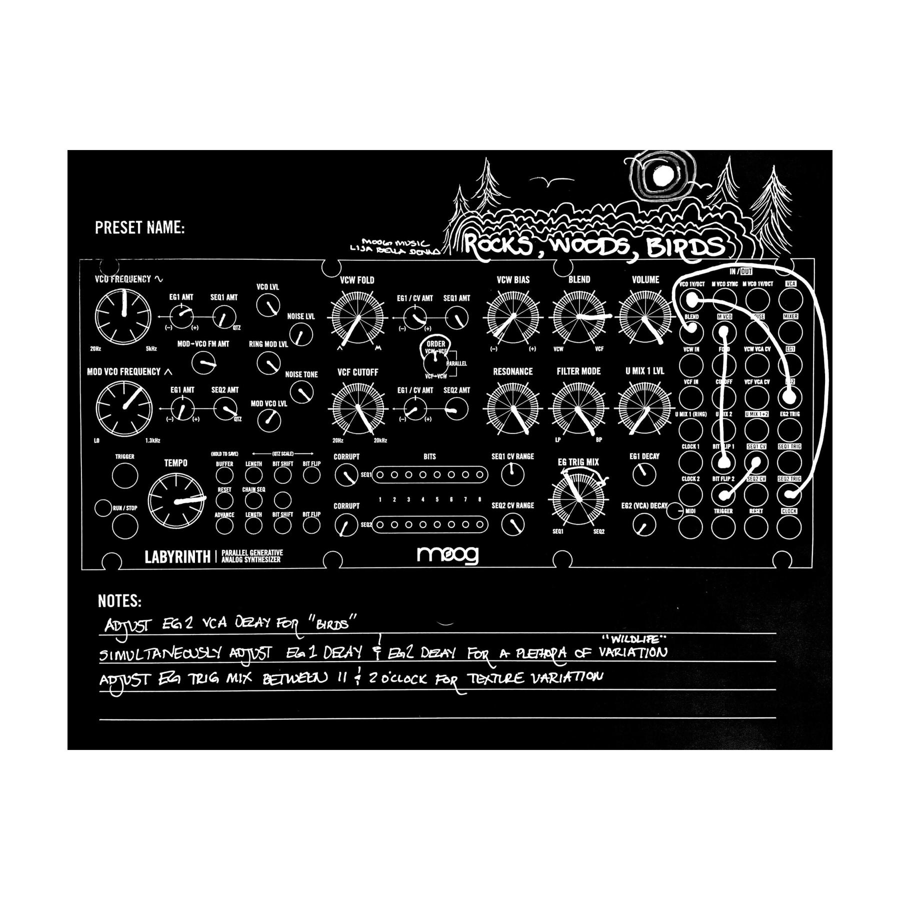 Moog Labyrinth Semi-modular Parallel Generative Analog Synthesizer - B-Stock