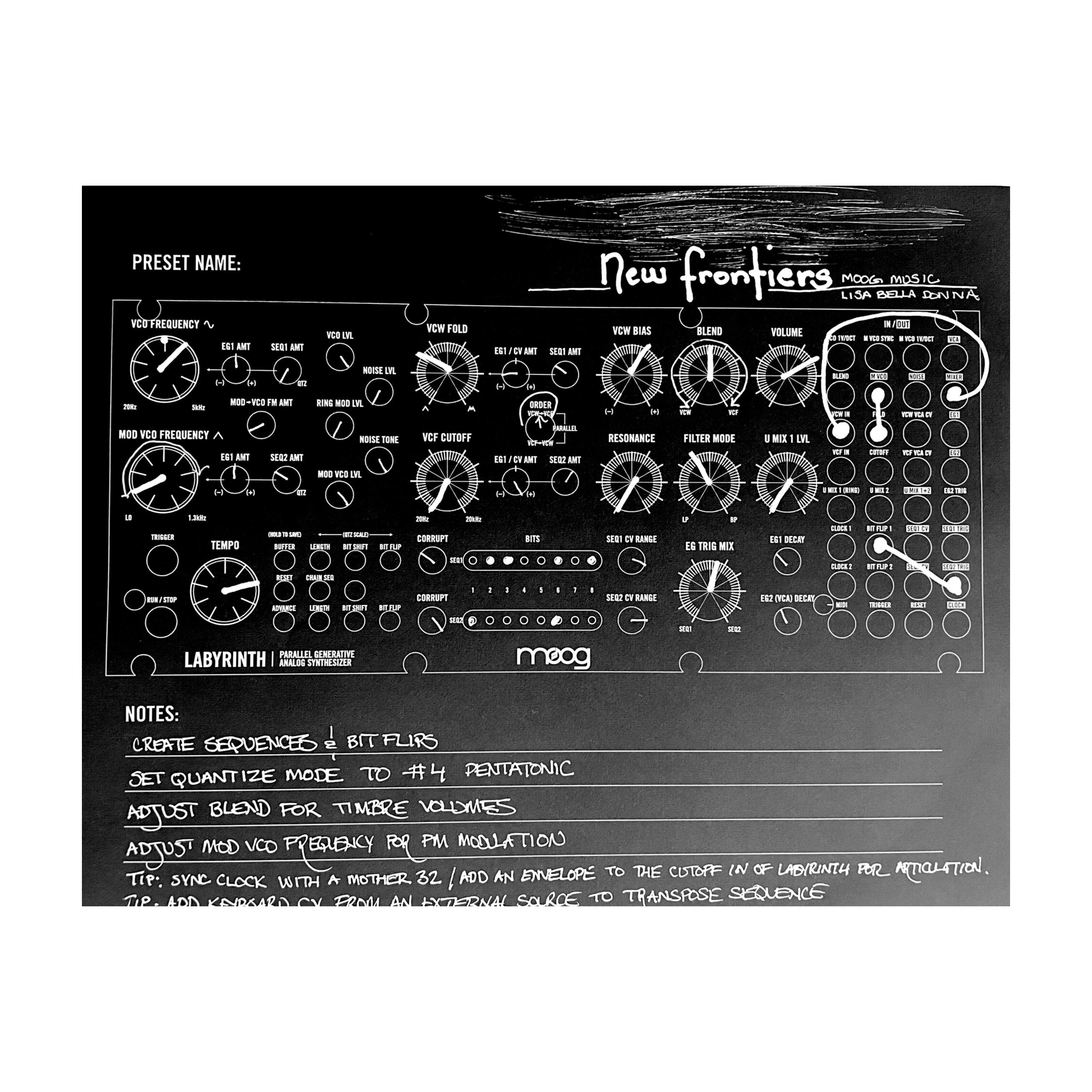 Moog Labyrinth Semi-modular Parallel Generative Analog Synthesizer - B-Stock