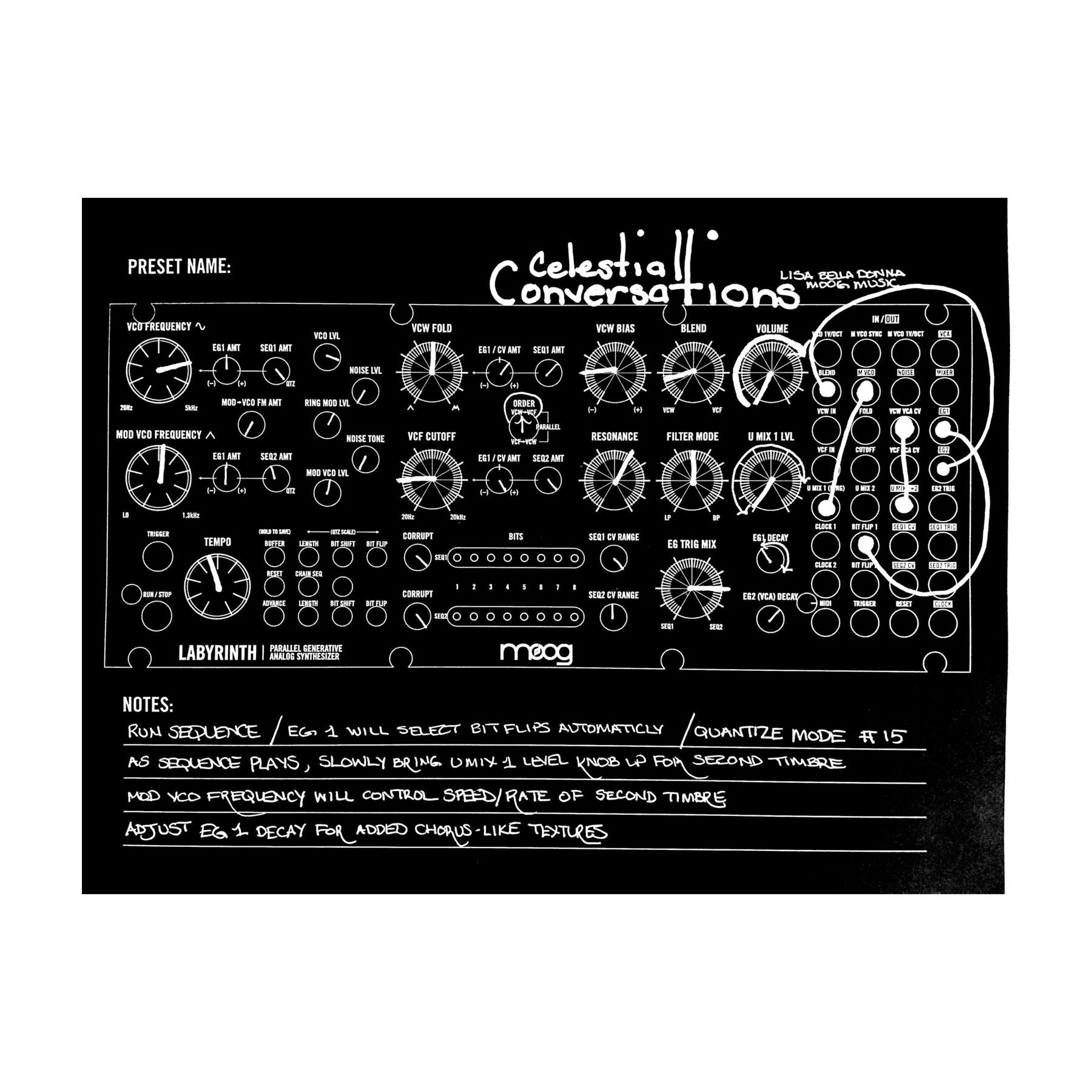 Moog Labyrinth Semi-modular Parallel Generative Analog Synthesizer - B-Stock
