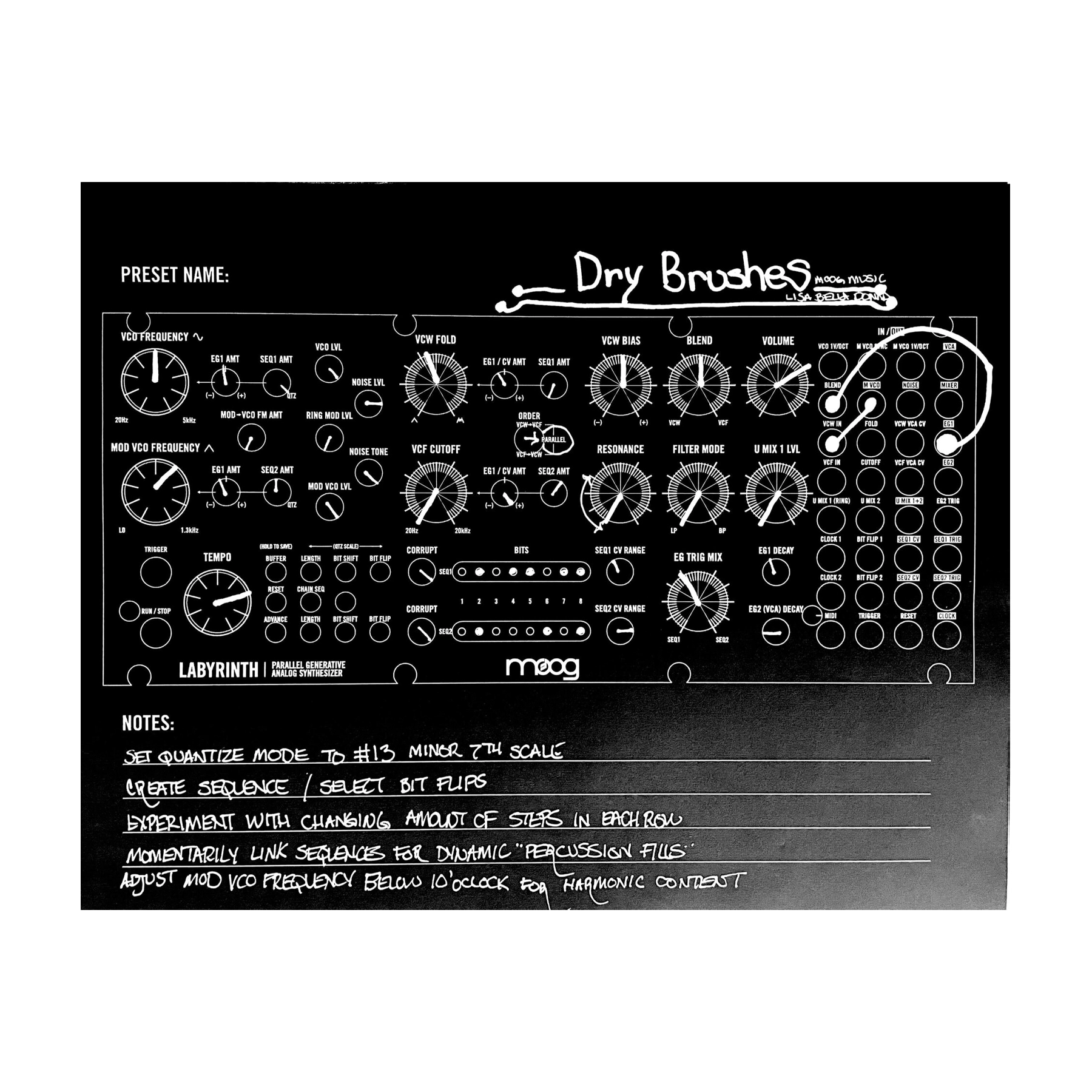 Moog Labyrinth Semi-modular Parallel Generative Analog Synthesizer - B-Stock