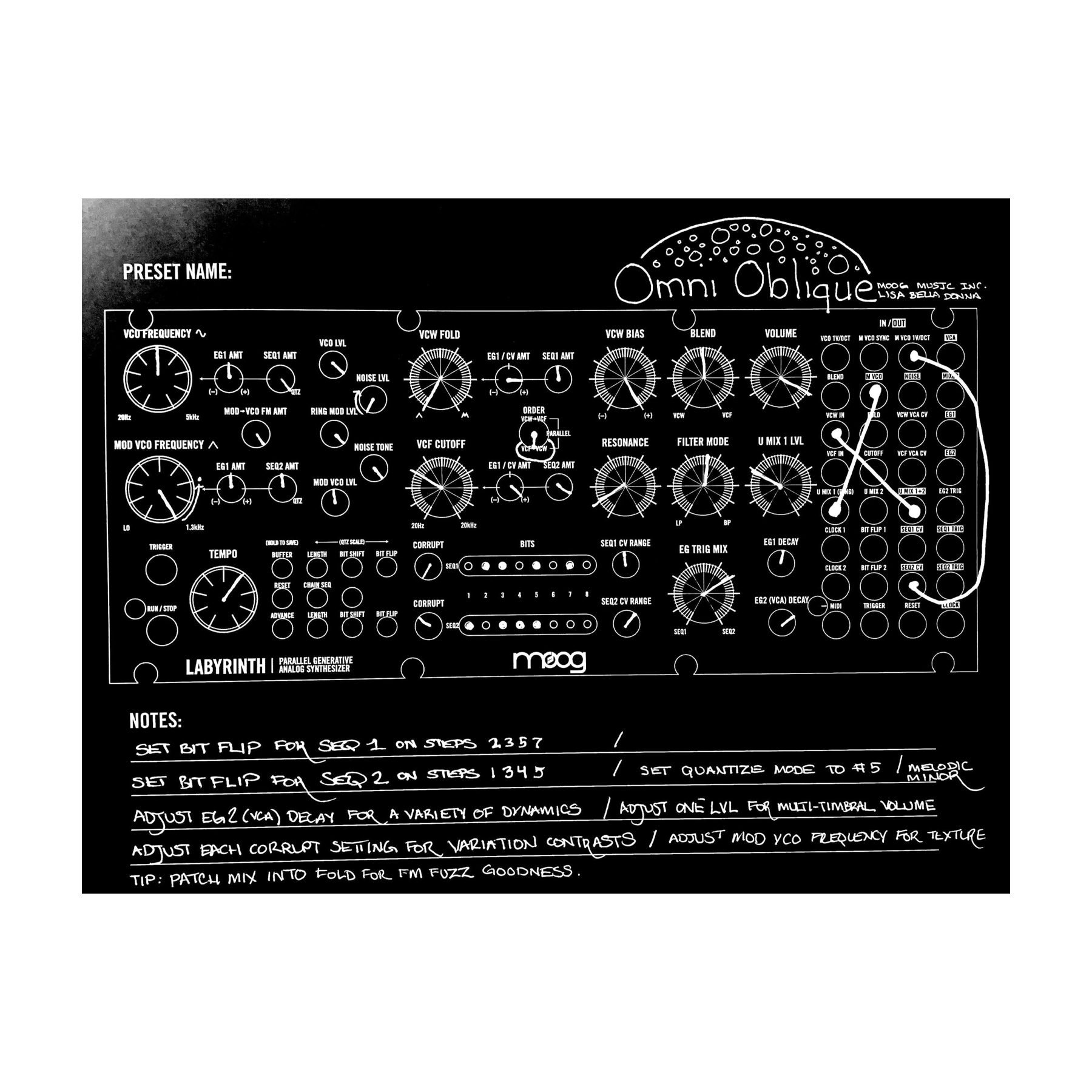 Moog Labyrinth Semi-modular Parallel Generative Analog Synthesizer - B-Stock