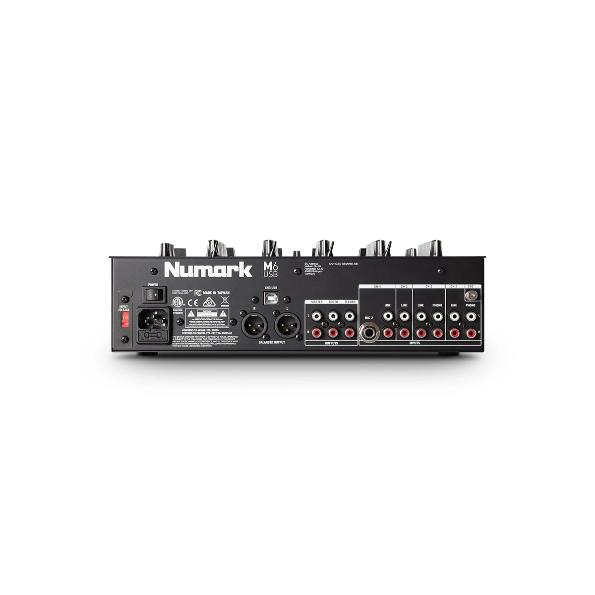 Numark M6 USB 4-Channel USB DJ Mixer