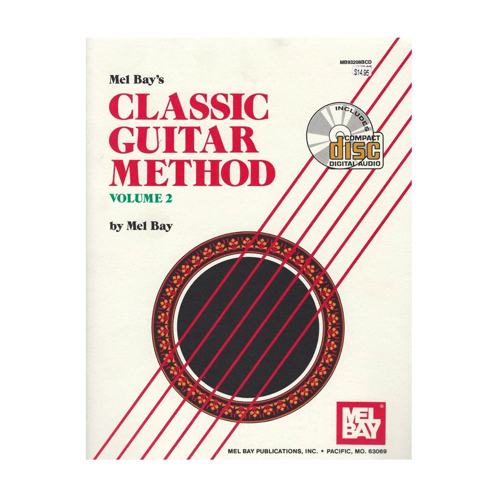 Mel Bay Classic Guitar Method Volume 2 W/CD