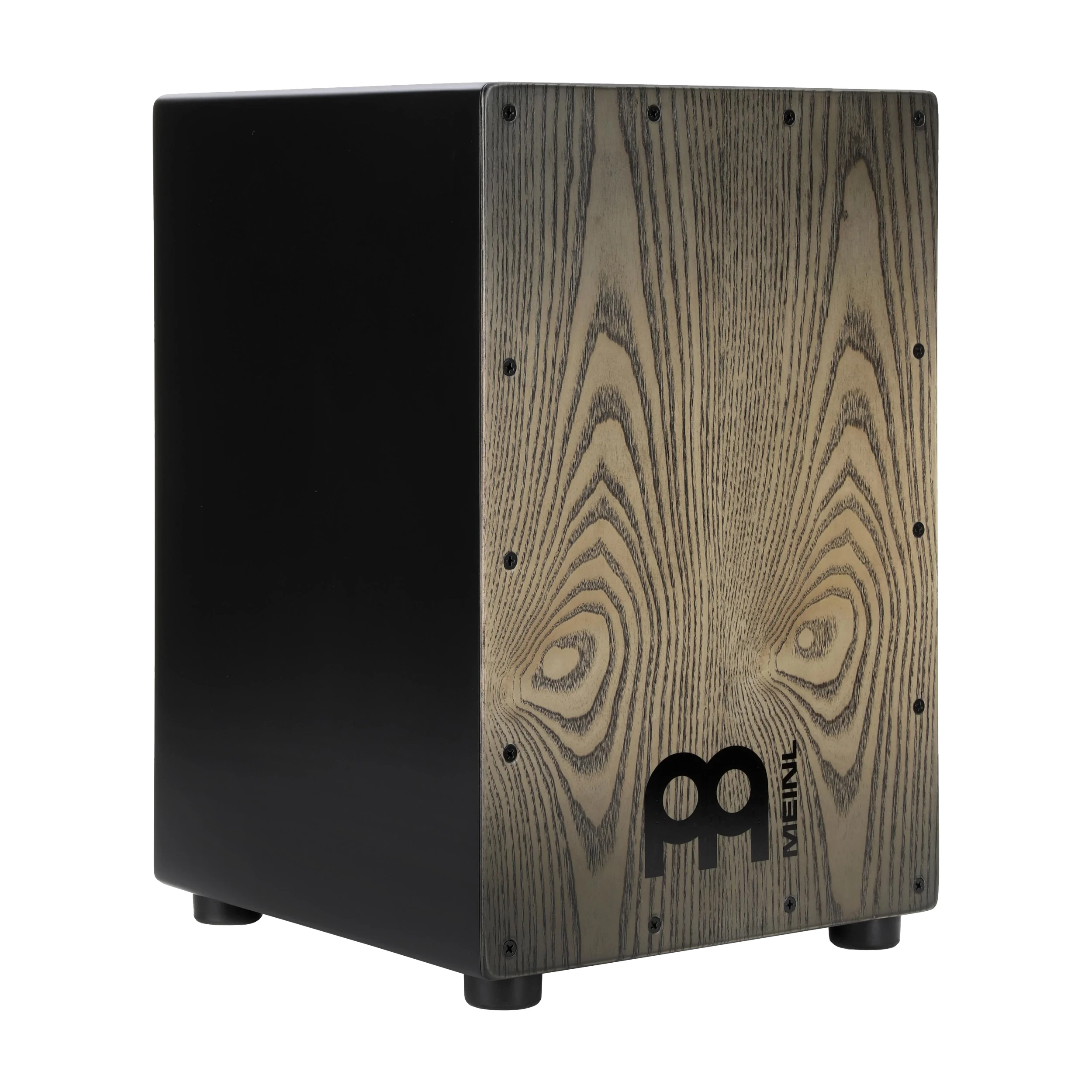 Front angle view of MEINL Headliner® Series Snare Cajon Charcoal Black Fade
