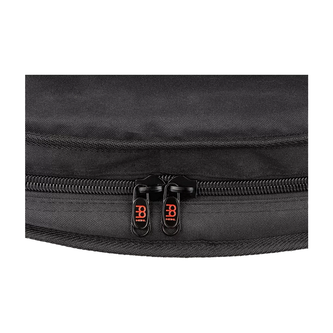 Meinl Cymbals 24" Pro Cymbal Bag - Black close up zippers view