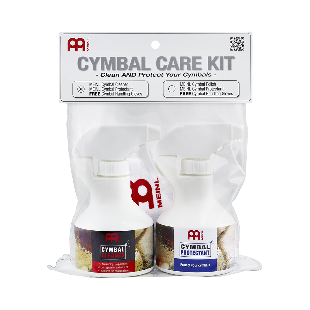 Meinl Cymbals Cymbal Care Kit for Brilliant Finishes - Includes Cleaner and Protectant (MCCK-MCCL)