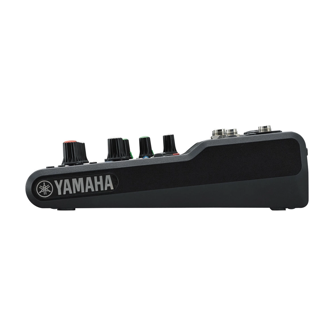 Side view of Yamaha 6-Channel MG06X Analog Mixer W/ Effects