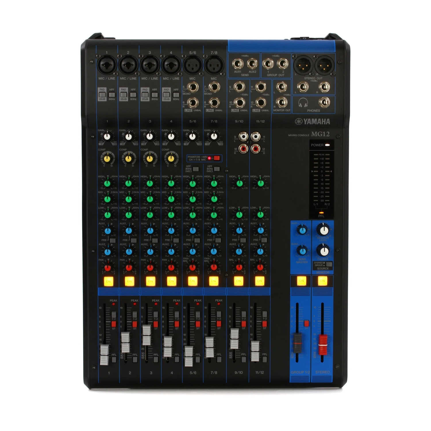 Yamaha 12-Channel MG12 Analog Mixer