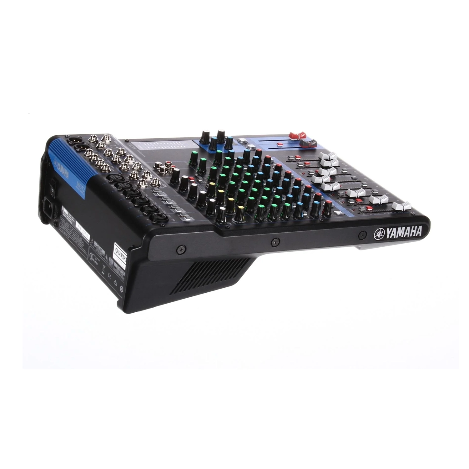 Angle view of Yamaha 12-Channel MG12 Analog Mixer