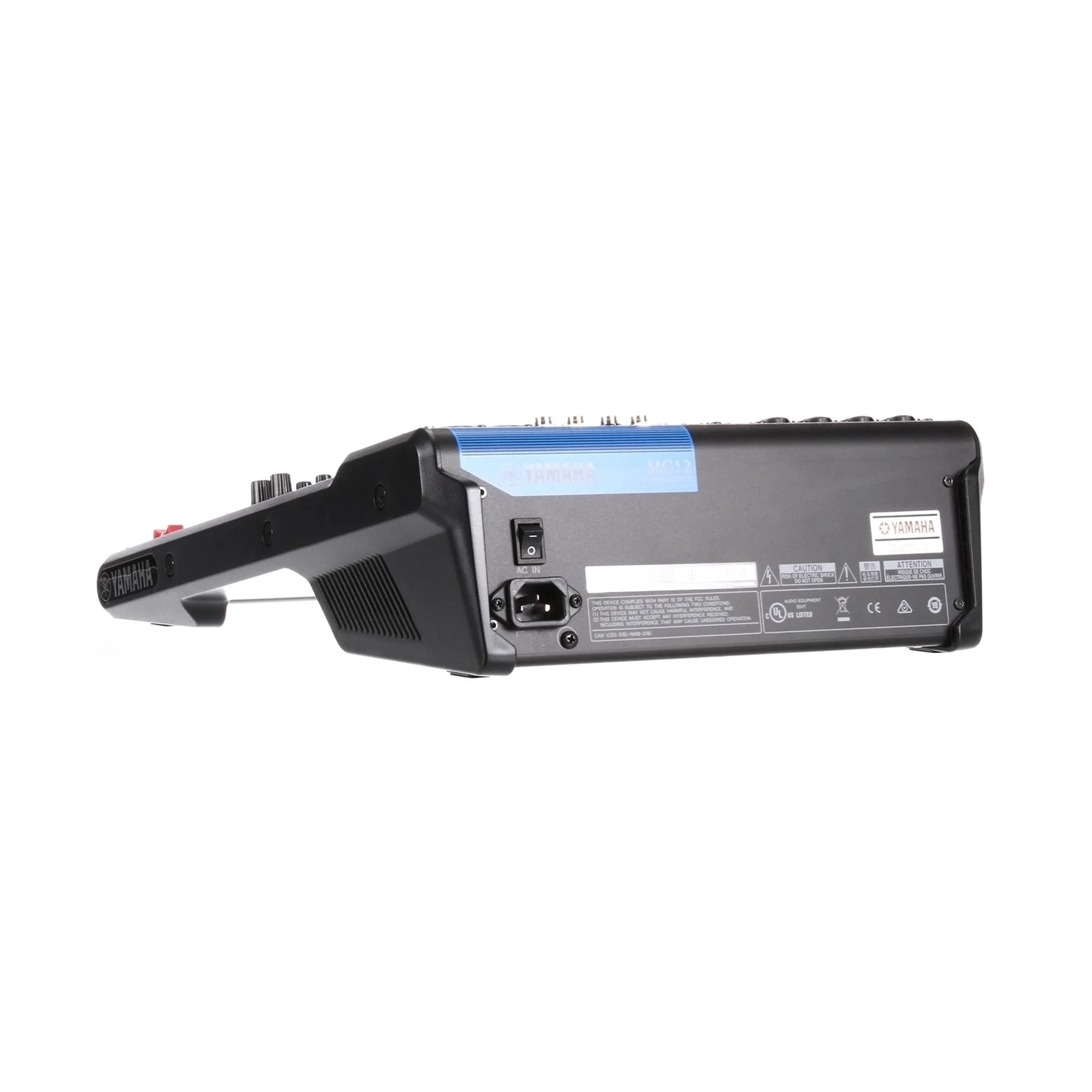 Back angle view of Yamaha 12-Channel MG12 Analog Mixer