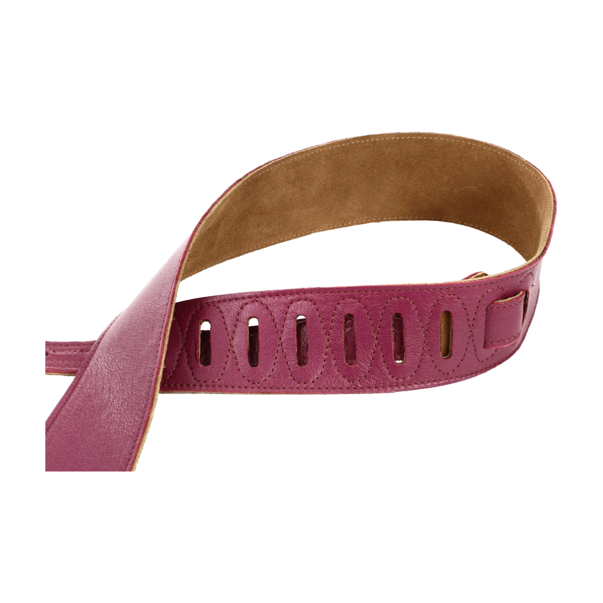Levy's 2 1/2" Luscious Garment Leather - Magenta Color