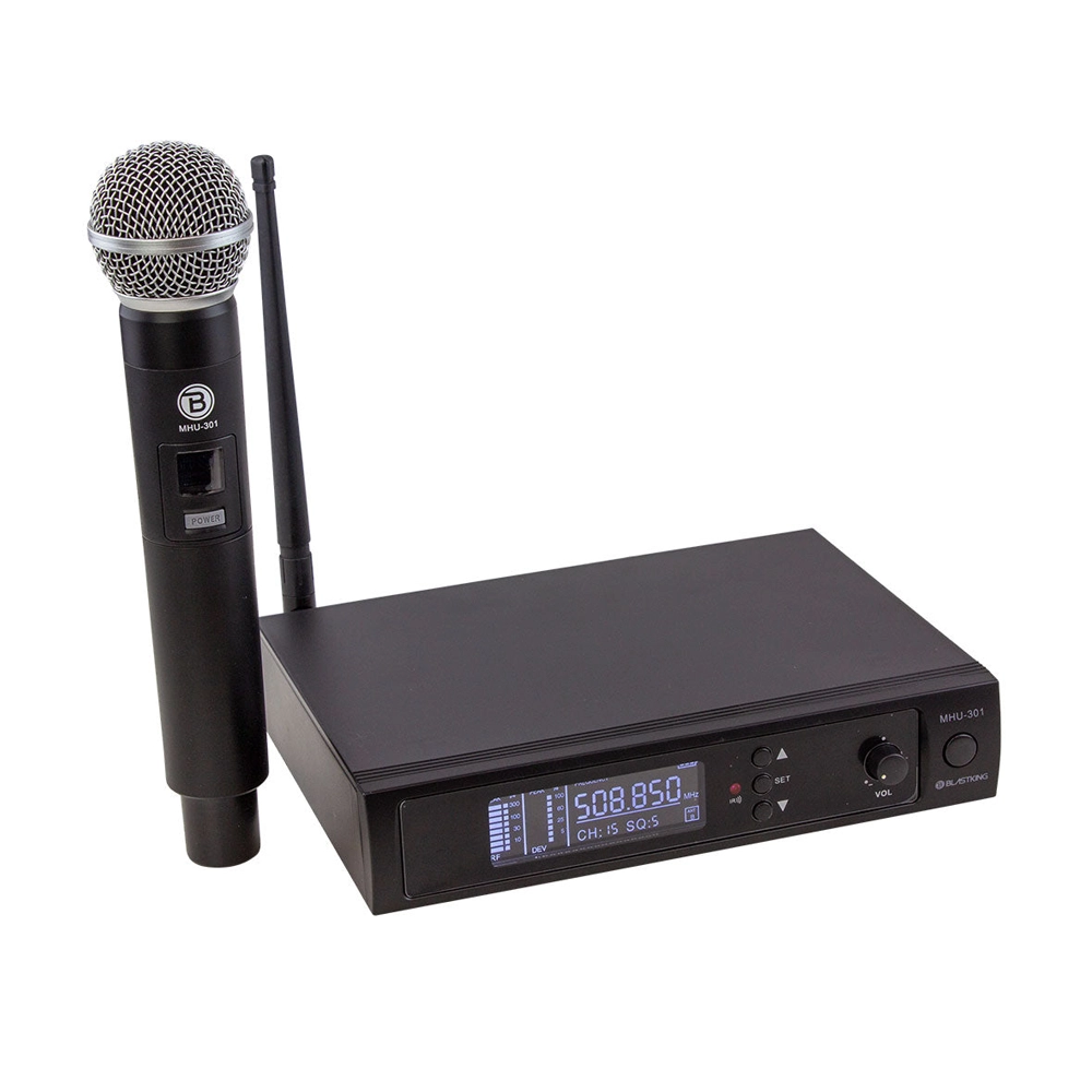 Sistema de Micrófono Inalámbrico DSP UHF Blastking
