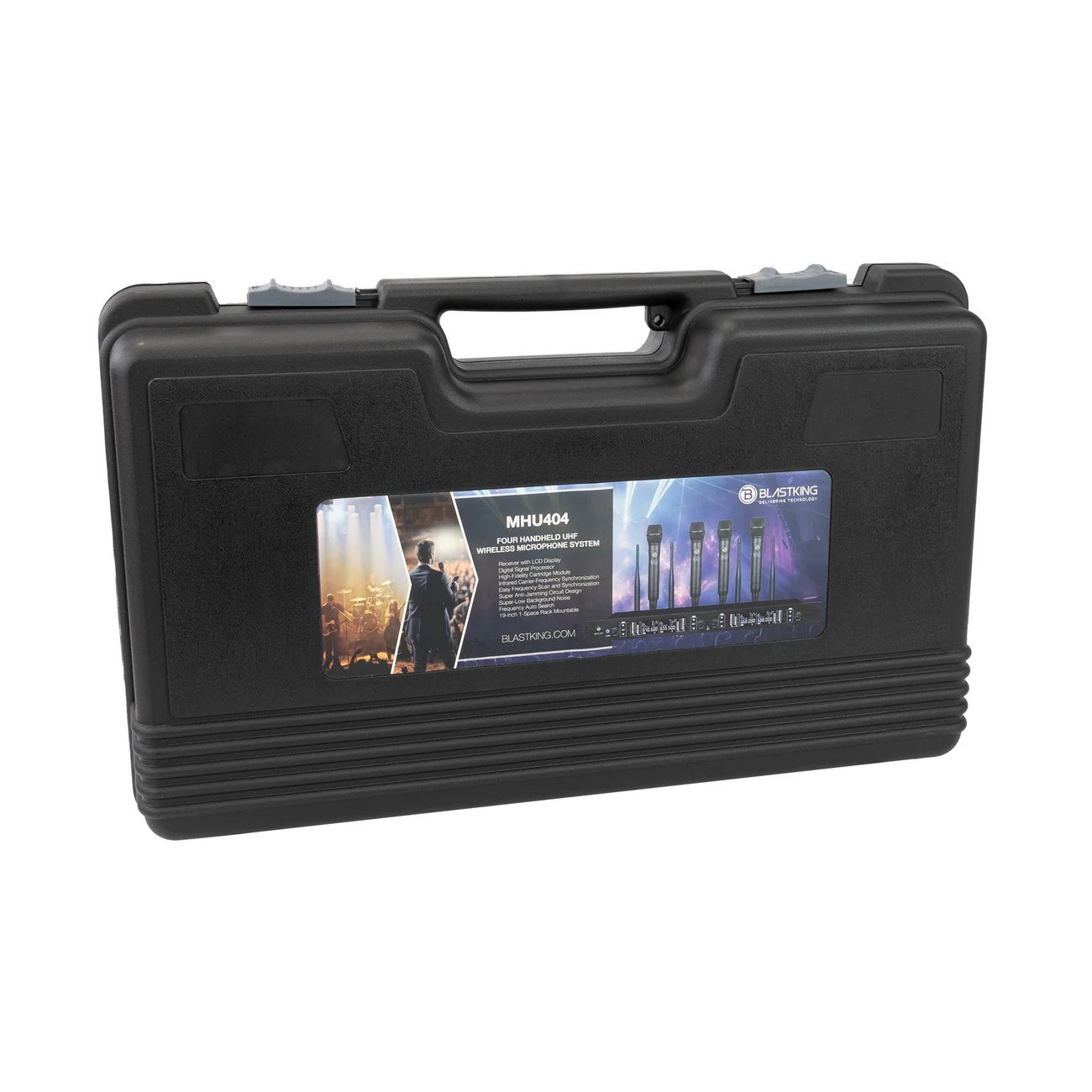 Blastking MHU404 Four Handheld UHF Wireless Microphone System