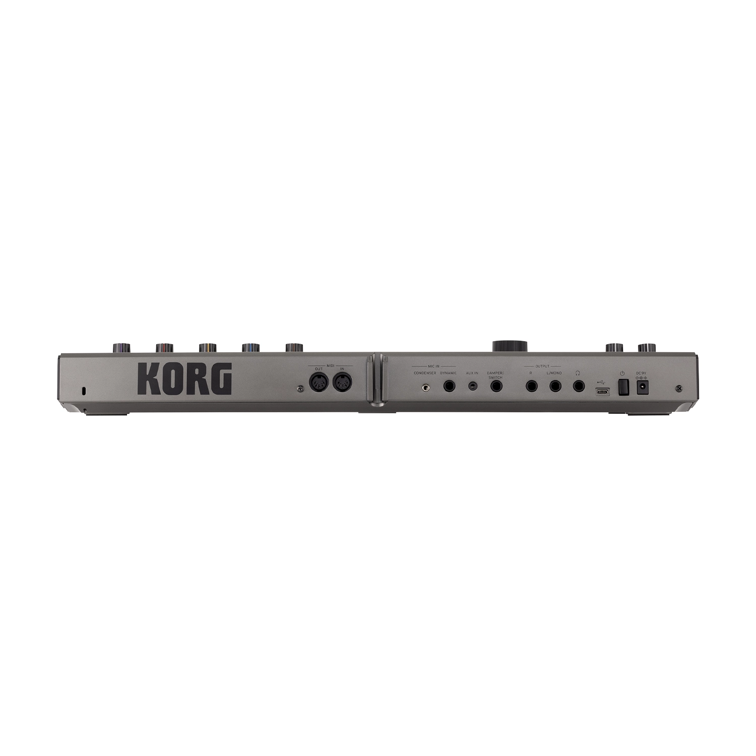 Korg Microkorg 2 37-Key Virtual Analog Synthesizer And Vocoder back panel view