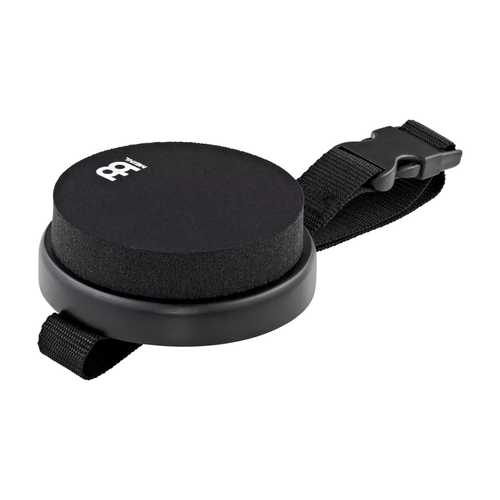 Meinl Cymbals MKMP4BK Knee-Mounted Marshmallow Practice Pad - Black front view