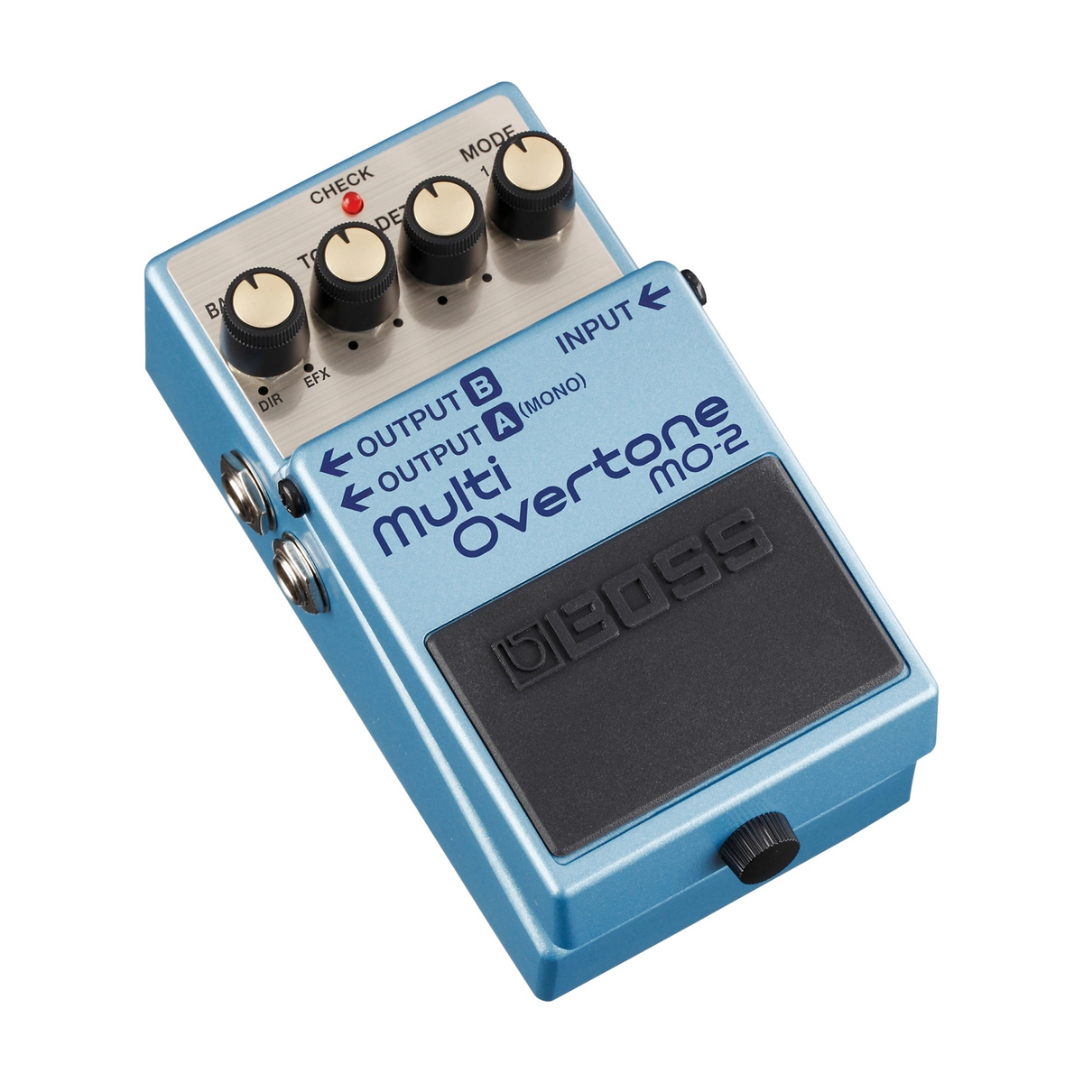 Boss MO-2 Multi Overtone Guitar Effects Pedal front side angle view