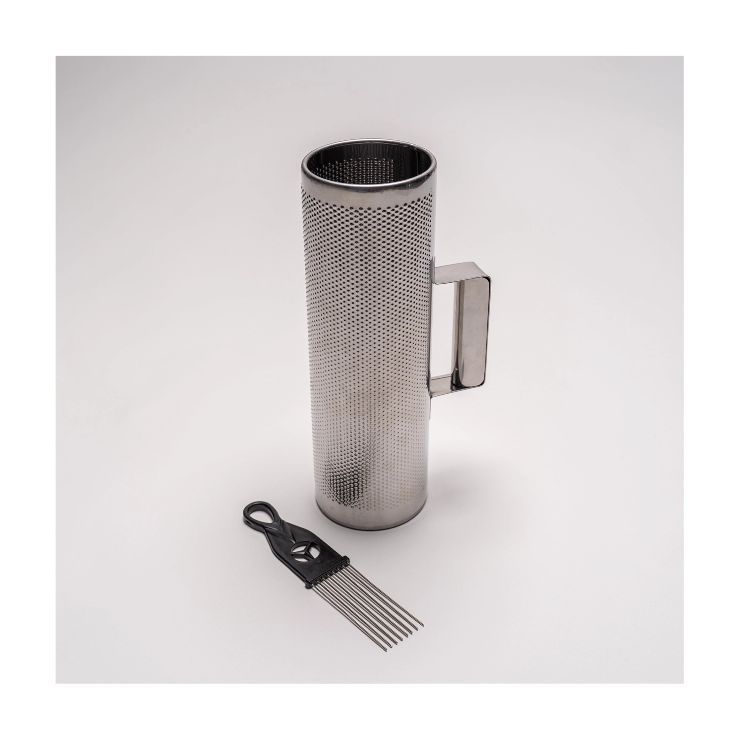 Marea Percussion Steel Guira with Scraper 4" x 12" DP Music Guiro スクレーパー - ステンレススチールラテンパーカッションスクレーパー