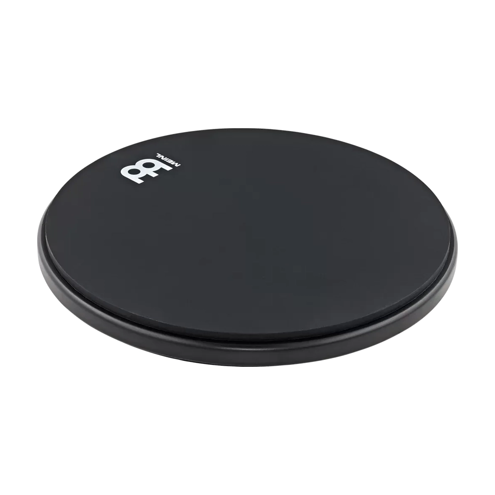 Meinl Cymbals Silicone Practice Pad 12" - Black front angle view