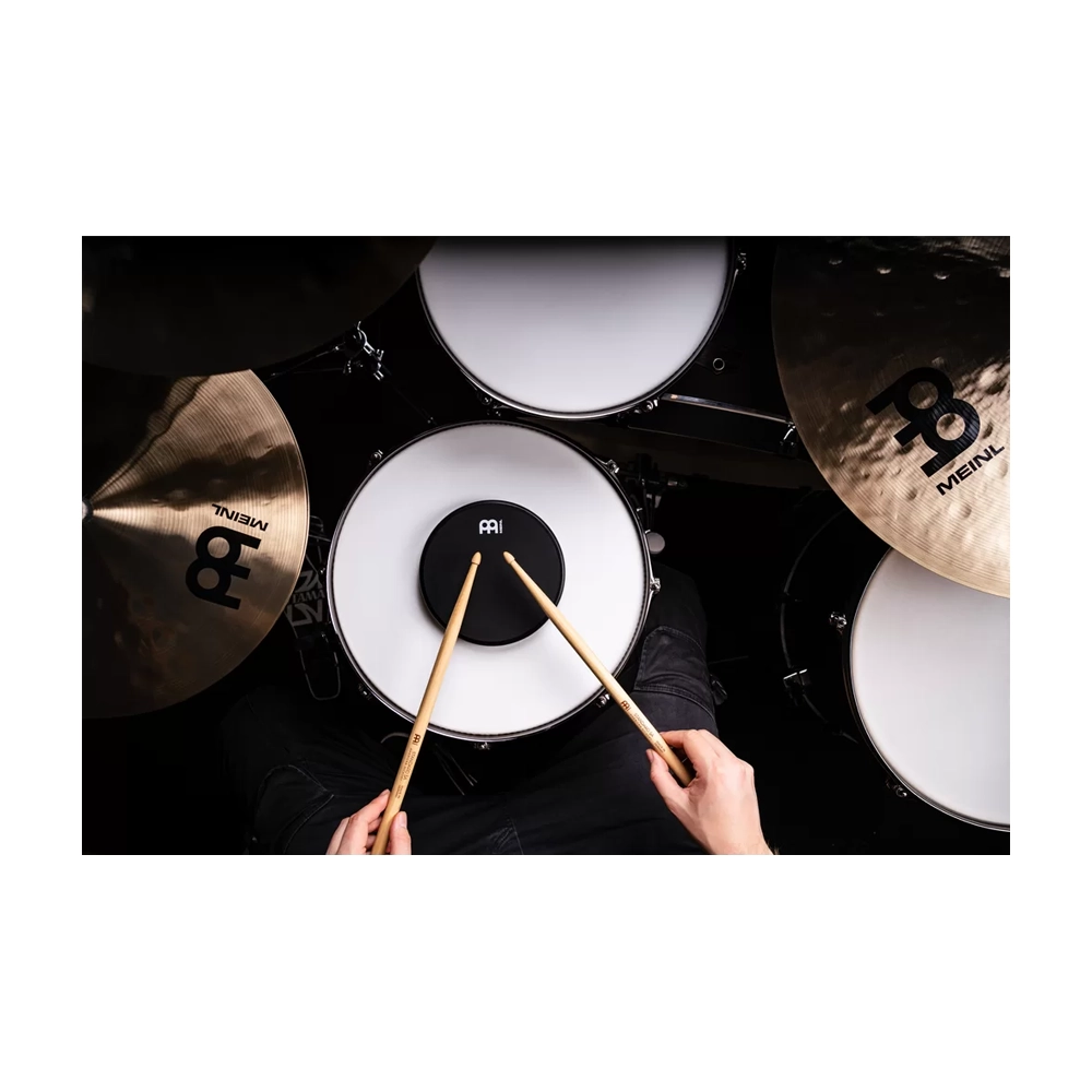Meinl Cymbals 6" Silicone Practice Pad - Black Lifestyle