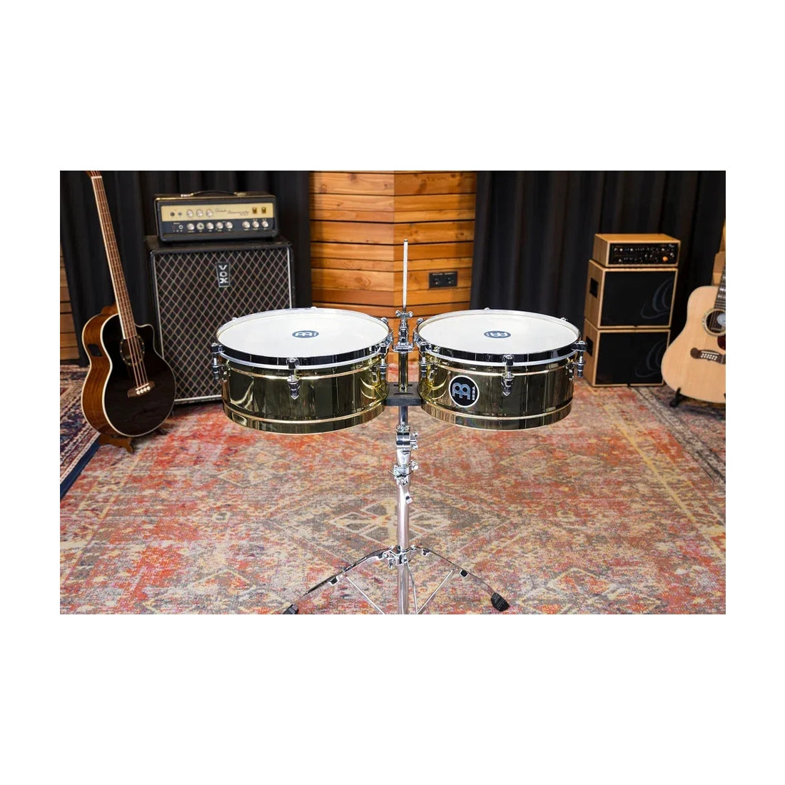 Meinl Marathon Series 14" & 15" Brass Timbales