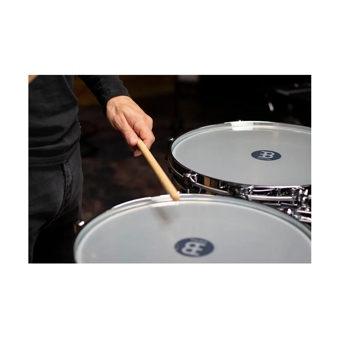 Meinl Percussion MTS1415BN Marathon Series Timbales - Black Nickel