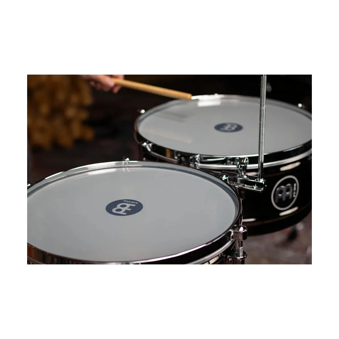 Meinl Percussion MTS1415BN Marathon Series Timbales - Black Nickel