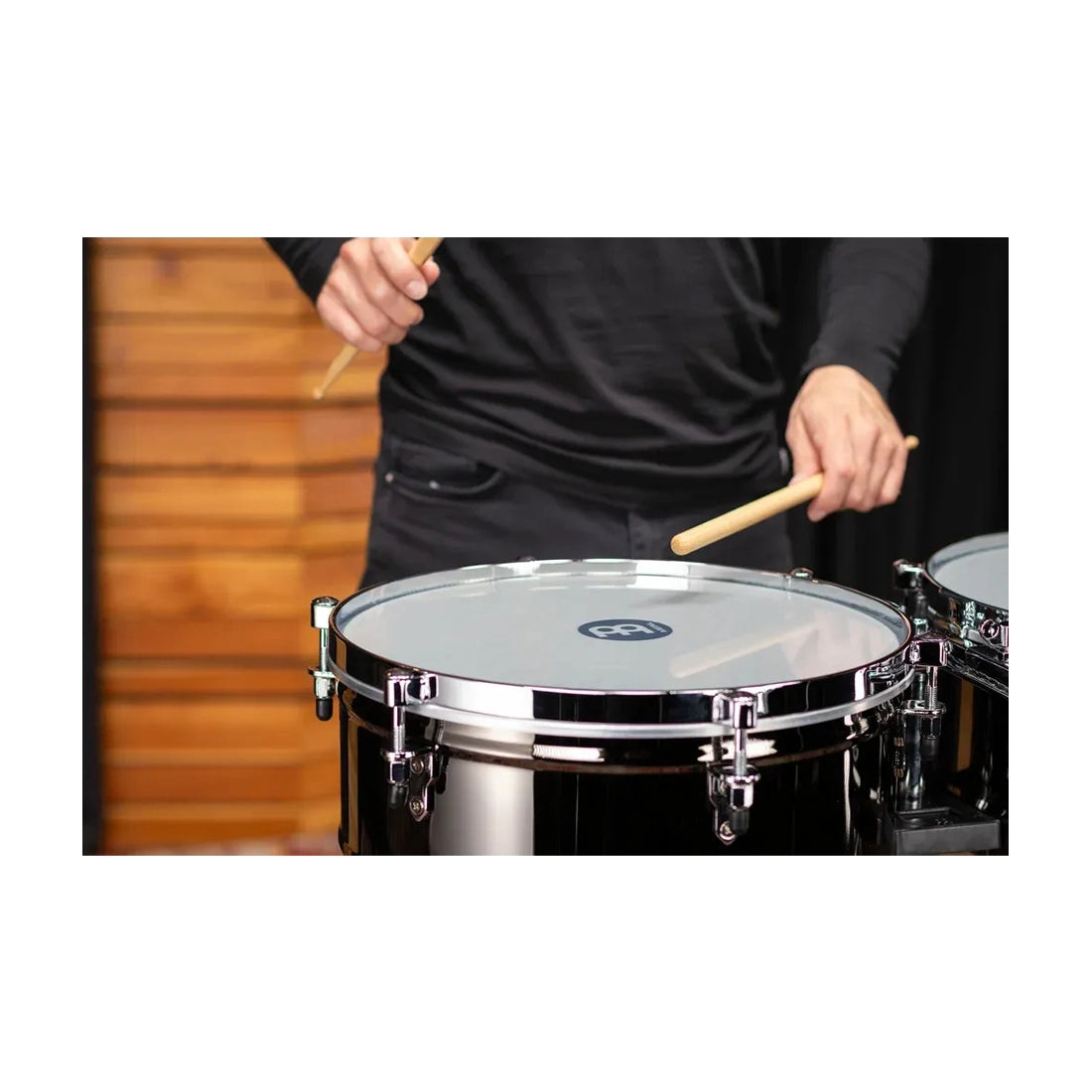 Meinl Percussion MTS1415BN Marathon Series Timbales - Black Nickel