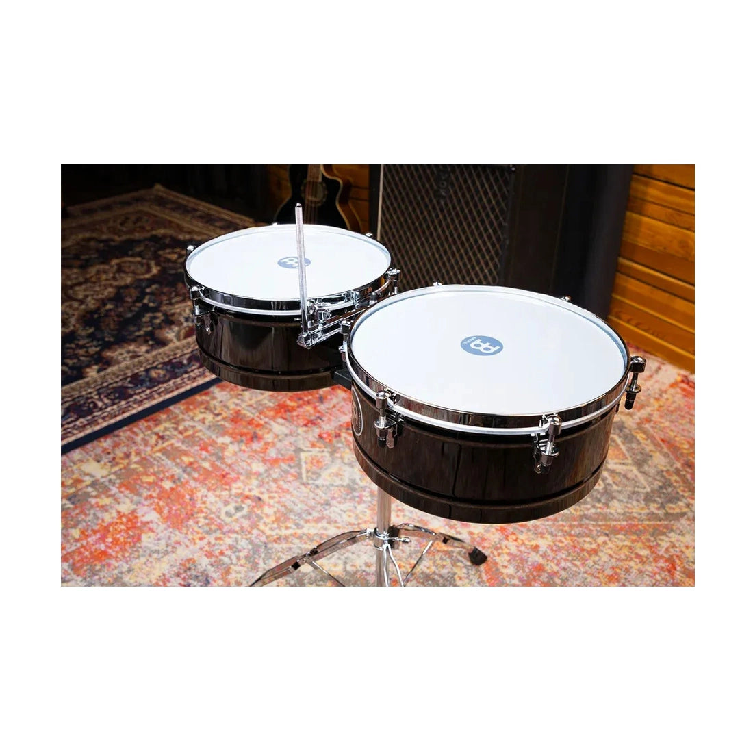 Meinl Percussion MTS1415BN Marathon Series Timbales - Black Nickel