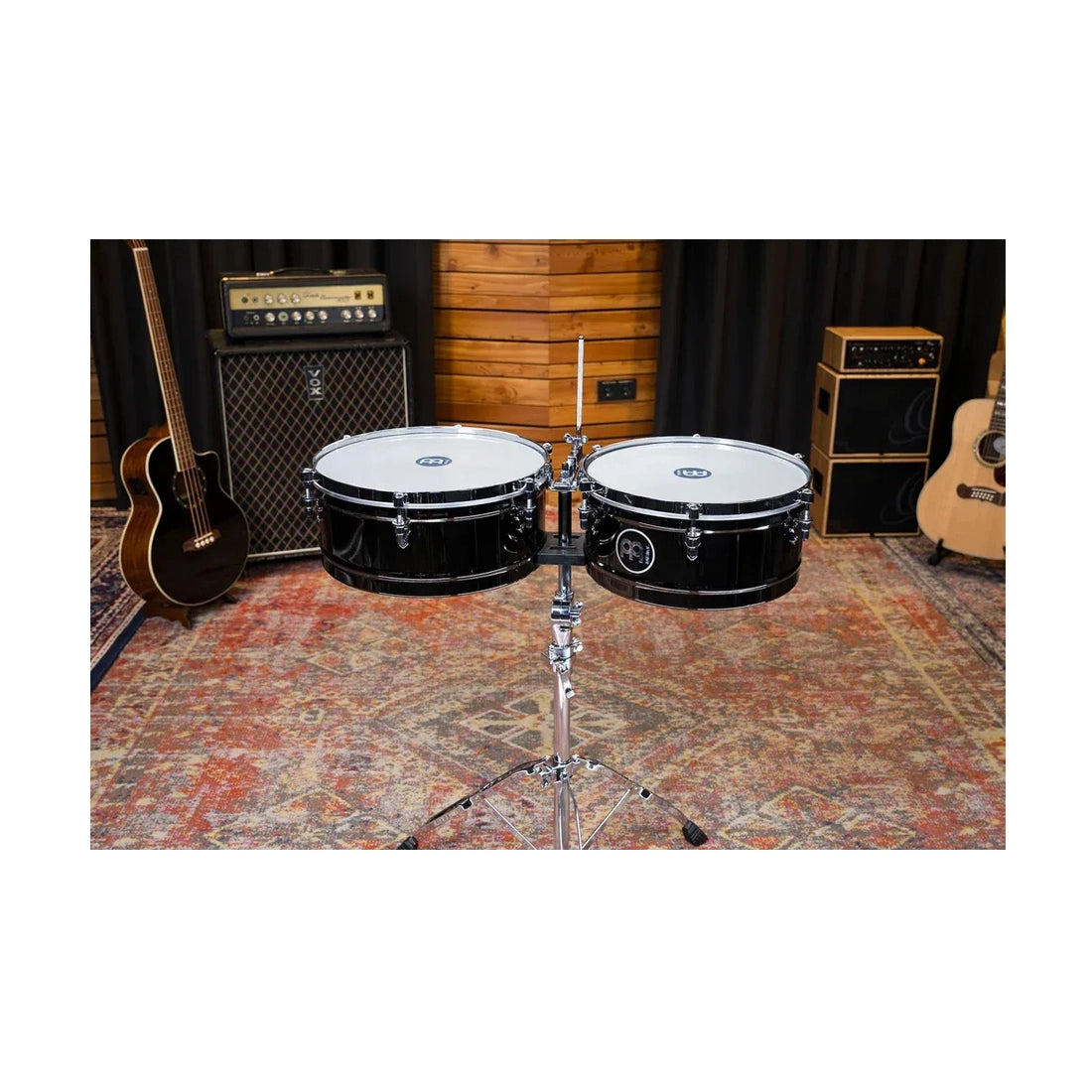 Meinl Percussion MTS1415BN Marathon Series Timbales - Black Nickel