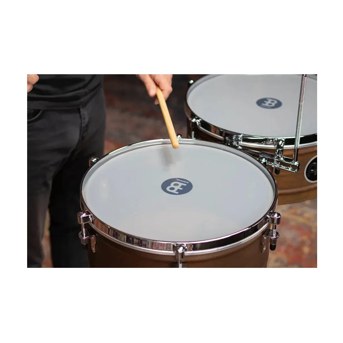 Meinl Percussion MTS1415RR-M Marathon Series 14" & 15" Timbales - Antique Finish