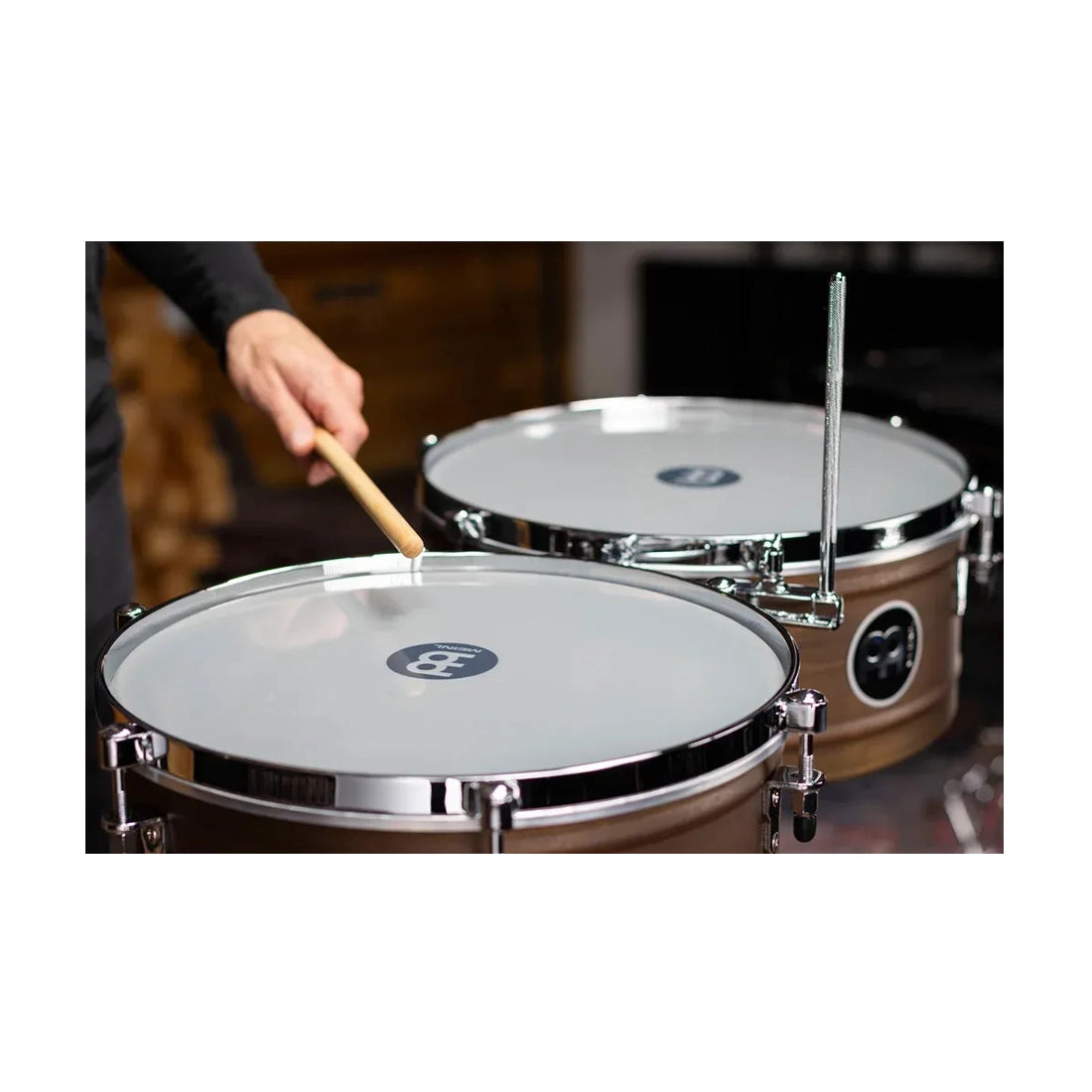 Meinl Percussion MTS1415RR-M Marathon Series 14" & 15" Timbales - Antique Finish