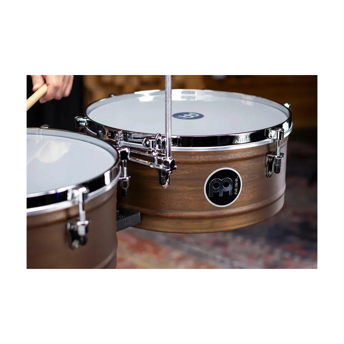 Meinl Percussion MTS1415RR-M Marathon Series 14" & 15" Timbales - Antique Finish