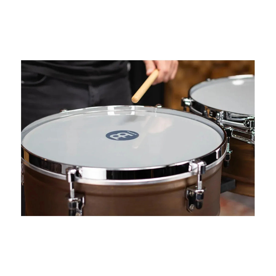 Meinl Percussion MTS1415RR-M Marathon Series 14" & 15" Timbales - Antique Finish