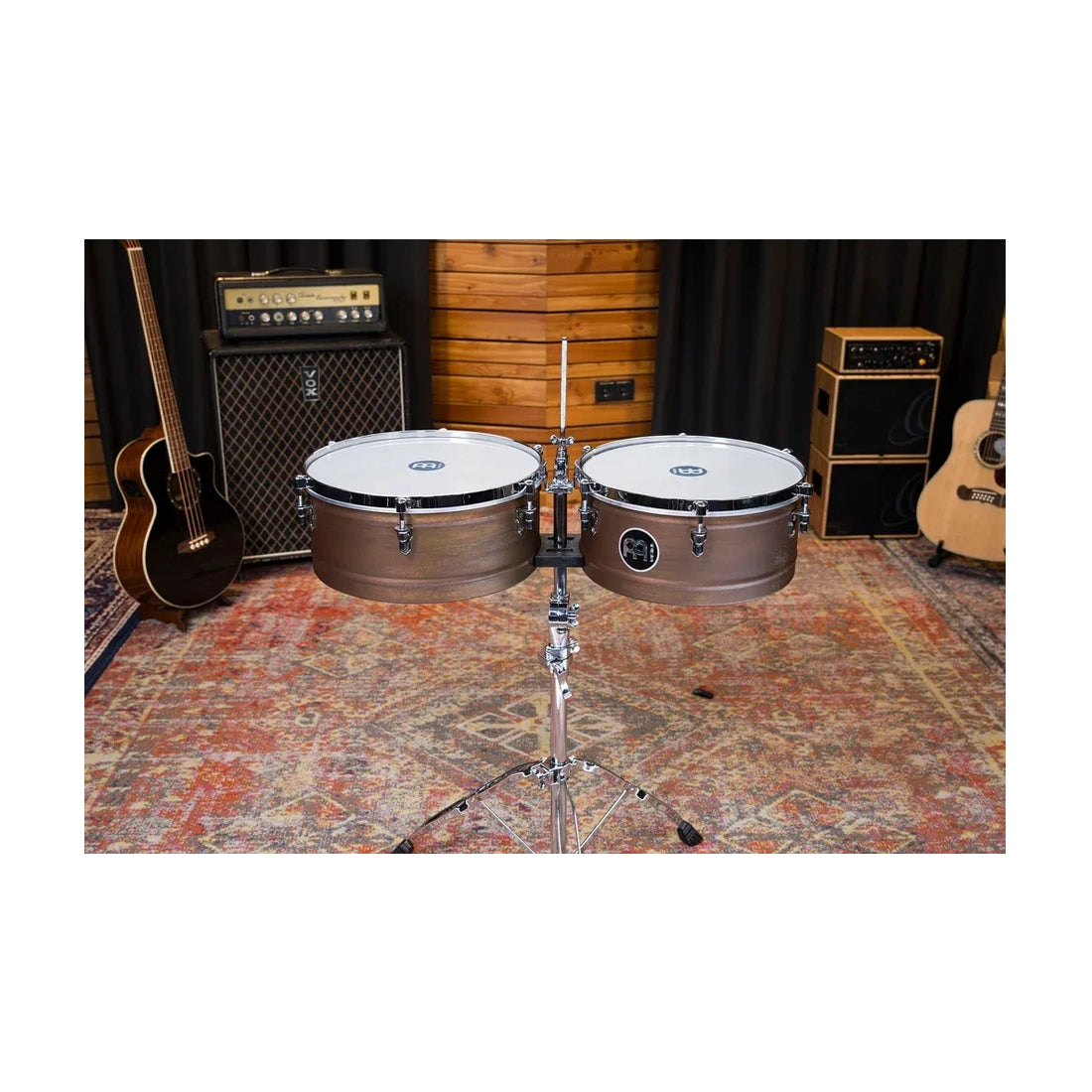 Meinl Percussion MTS1415RR-M Marathon Series 14" & 15" Timbales - Antique Finish