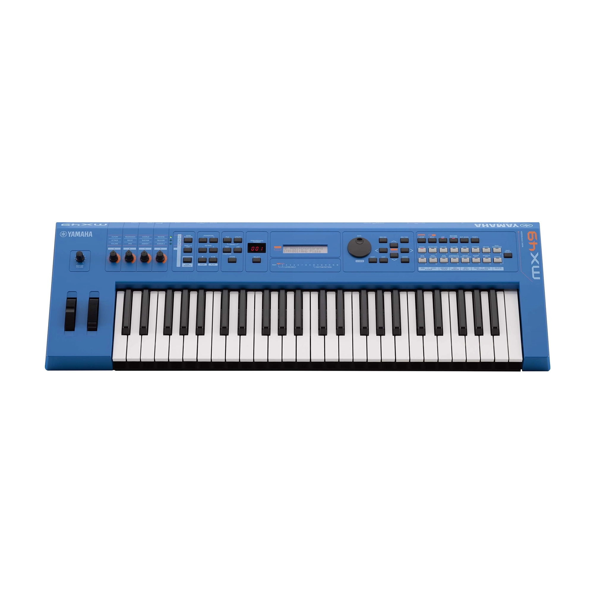 Yamaha MX49 49 Key Music Production Synthesizer - Electric Blue