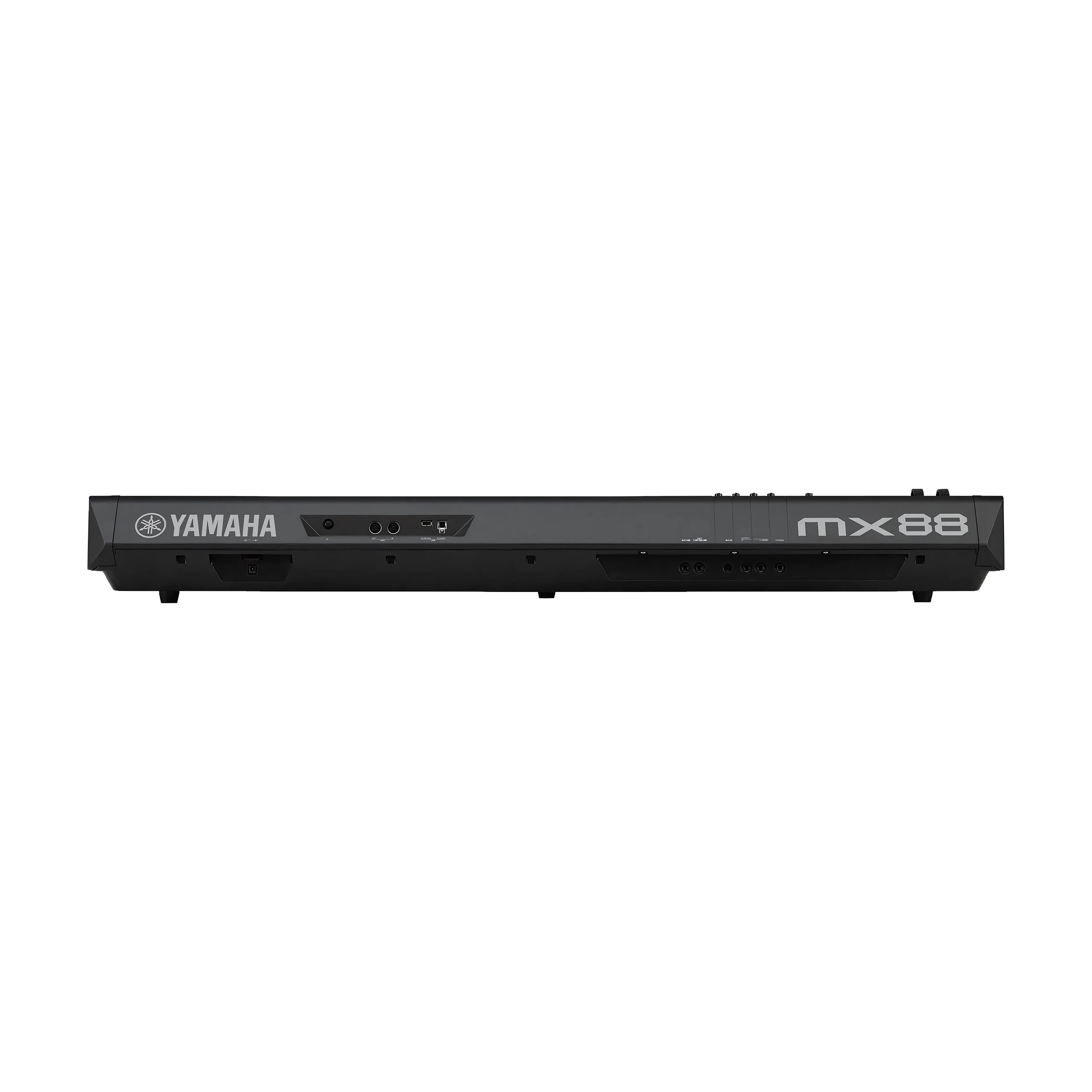 Back view of Yamaha MX88 88 Key Music Production Synthesizer - Black