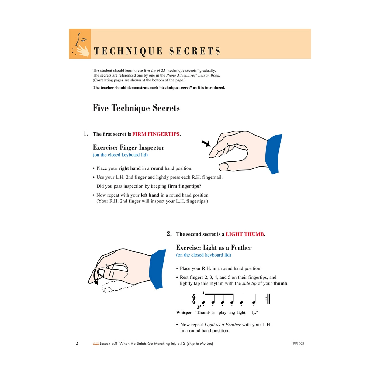 Closer Look Level 2A – Technique & Artistry Book – 2nd Edition Piano Adventures