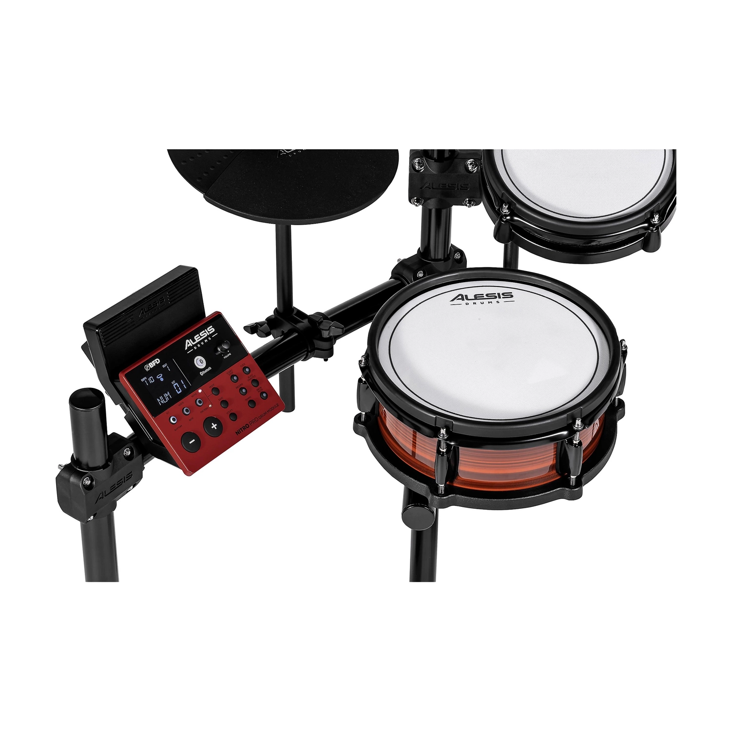 Alesis Nitro Pro XL 10-Piece Electronic Drum Kit With Mesh Heads & Bluetooth